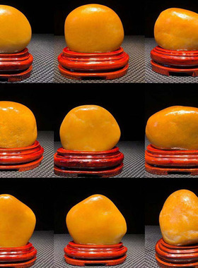 黄蜡石原石黄腊石头天然黄色玉石黄龙玉观赏石镇宅招财石精品摆件