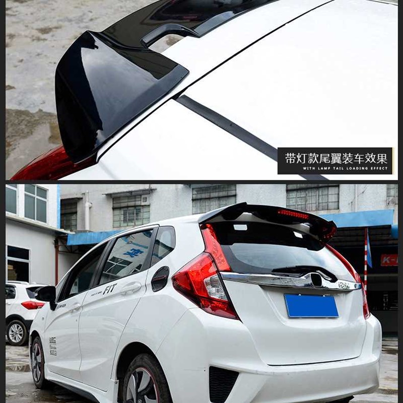 适用于18-20款飞度后扰流后唇GK5改装前唇RS小包围前铲尾翼顶翼