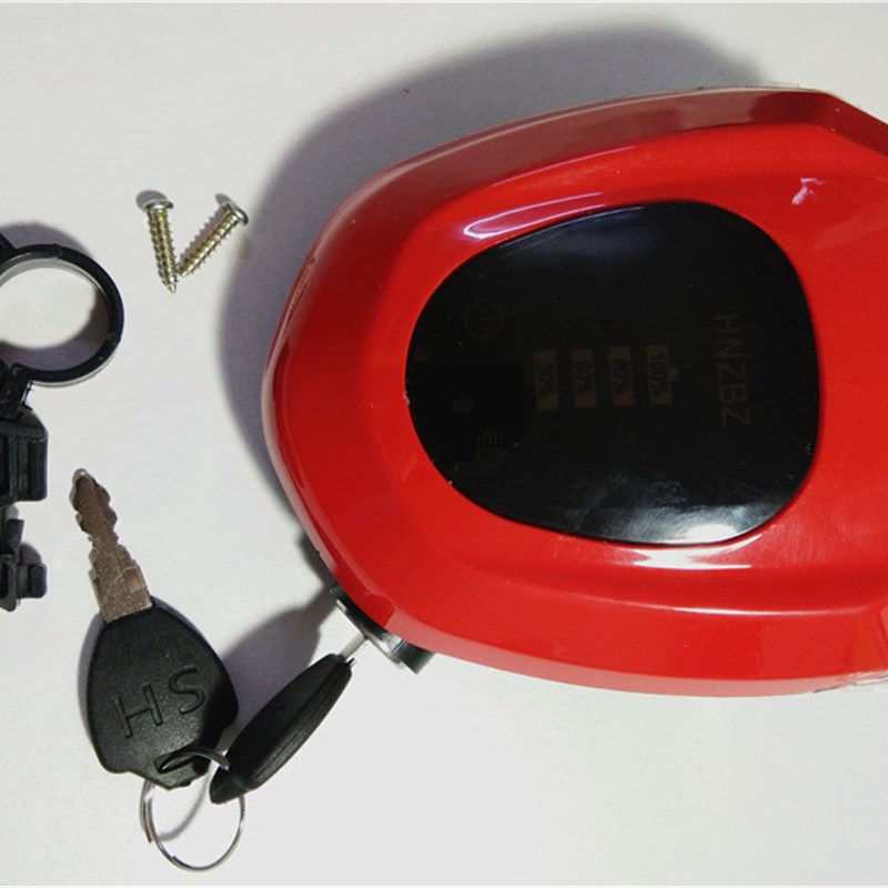 电动车36v-48v简易款电动车led大灯通用电量表总成带钥匙防盗仪表