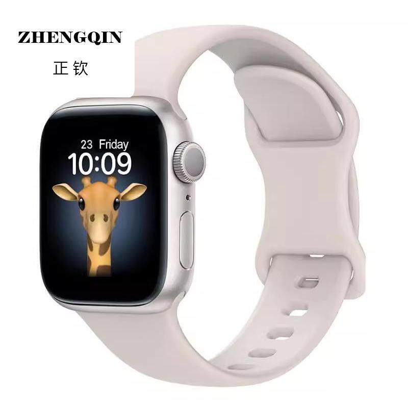 适用iWatchs10表带苹果手表applewatchs9代官方真液态硅胶series