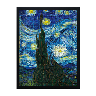 拼图装饰框1000片拼图框架裱框拼图相框挂墙500片50X75块画框定制