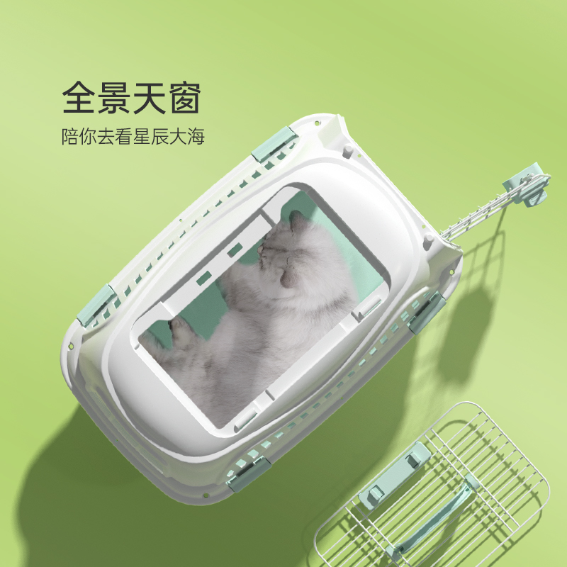 宠物车载笼猫咪狗狗外出航空箱手提便携箱背包小型犬托运猫咪笼子