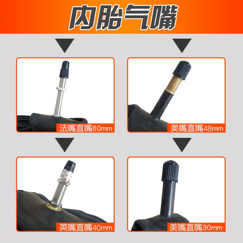 正新自行车内胎14/16/18/20/22/24/26/27.5*1.95/1.75/1.50/2.125