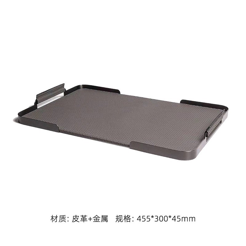 现代样板房售楼处酒店洽s谈桌茶几托盘酒具水晶石软装组合饰品摆