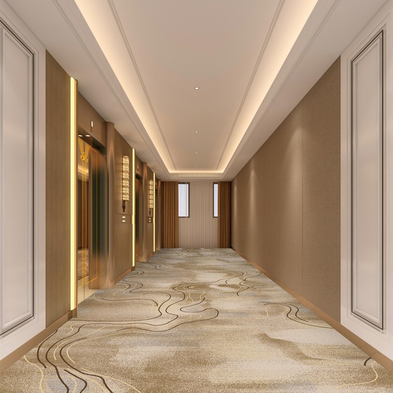 酒店印花地毯过道包房走廊宴会厅美容院电影院阻燃隔X音地毯垫安