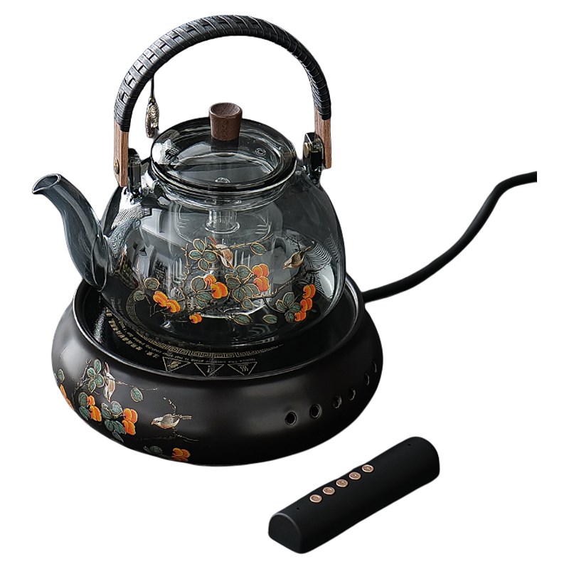 遥控款煮茶器电陶炉煮茶壶非触摸家用懒人自动泡茶壶电茶炉红外炉