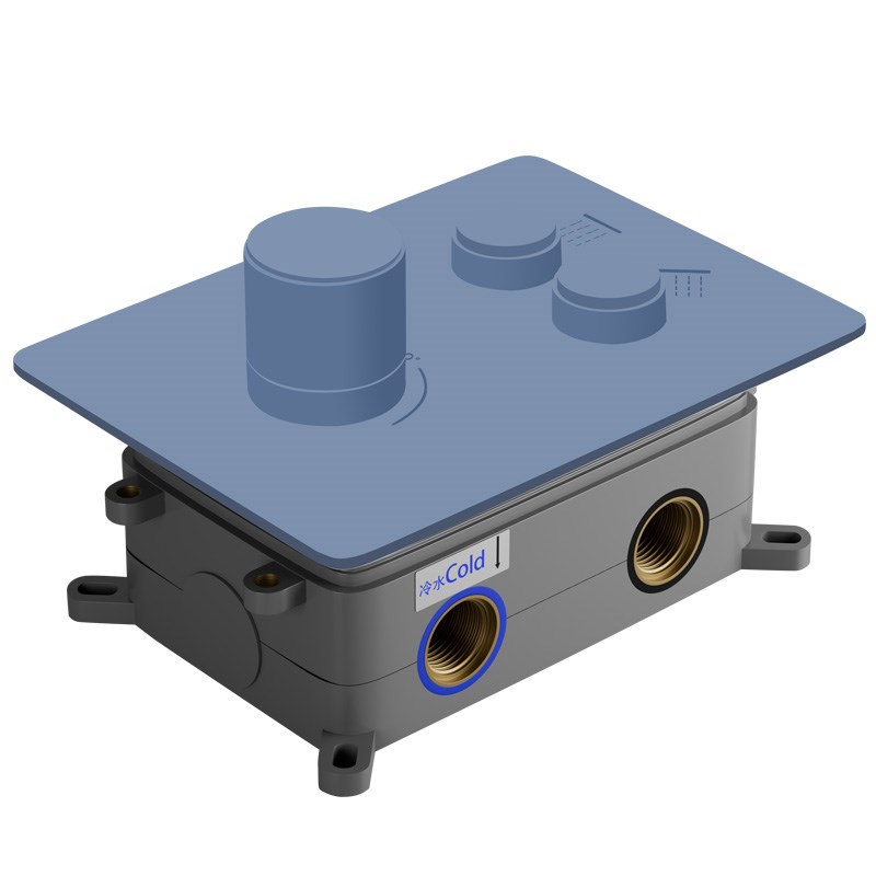 监狱谈话室软包硅胶淋浴器恒温花洒套装隐藏式防撞暗装洗澡开关