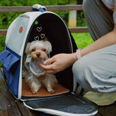 狗狗背包外出包宠物包夏天透气双肩书包携带狗出行袋猫咪外带猫包