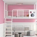 雅居铁艺吊床高架高拼床节省空间上铺下桌上床下空悬挂悬空小户型