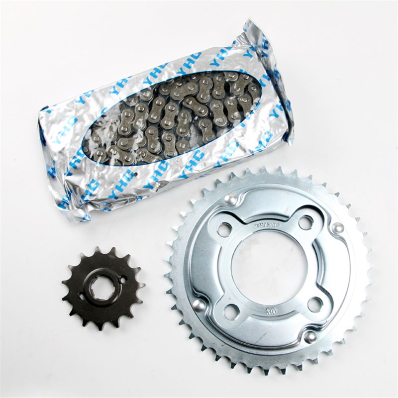 适配五羊本田WY125-C锋芒MCR125摩托车套链牙盘齿轮链条三件套