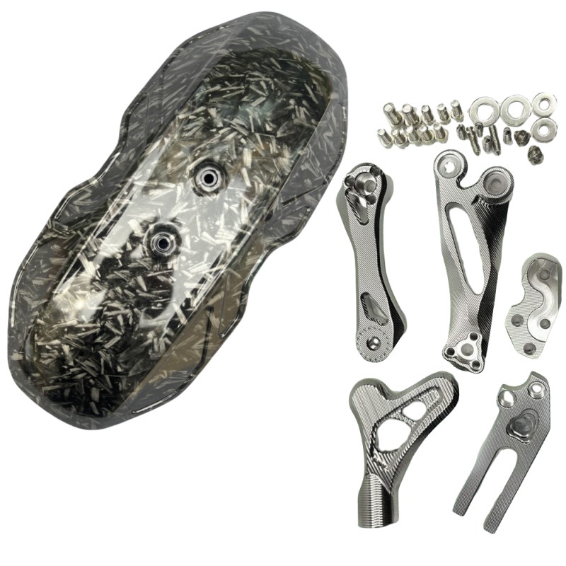 电动车改装加长挡泥板加装挡泥板九号机械师小牛N1S U+B U2后挡泥