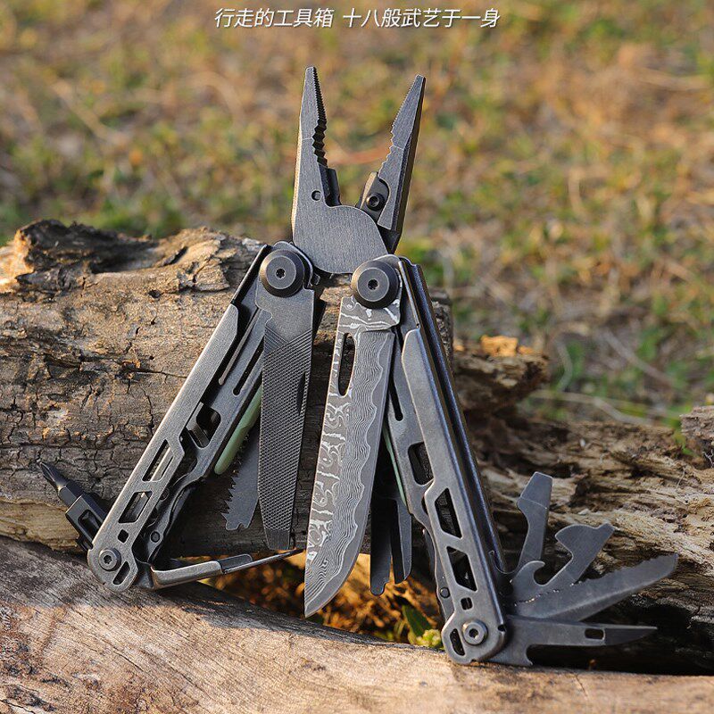 惊雷2多功能钳折叠小刀具扳手户外露营装备车载应急救援万用工具