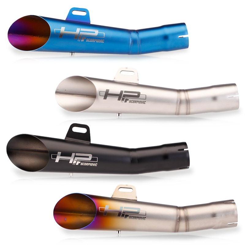 摩托车改装排气管 R6排气管 带可拆消声器 炸街GP排气管 通用尾段