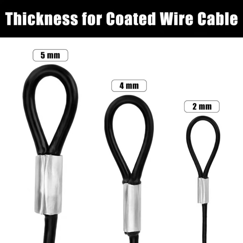 包胶钢缆缆绳自行车锁安全帽防丢绳骑行起重防盗绳弹簧头盔钢丝绳