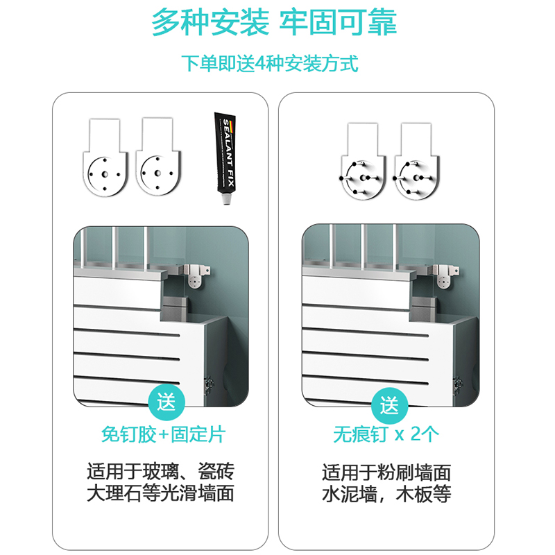 加厚原木多媒体箱遮挡盒wifi无线路由器光猫排插收纳盒壁挂式装饰