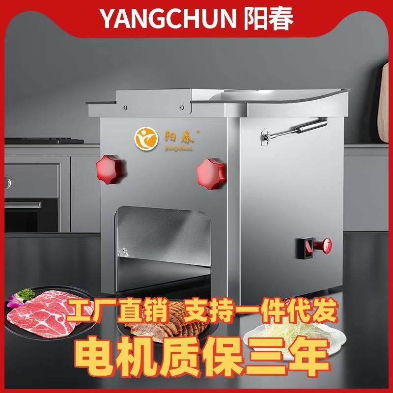 切肉机商用切肉片机全自动小型电动切丁切条切丝打鲜肉新款绞肉机