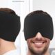 面罩 适用头部理疗眼 新款 冰敷头罩缓解偏头痛压力可拉伸凝胶头罩