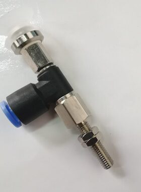 侧接气真空吸盘气动吸嘴固定支架SZU10/13/16WS-LA4/LA6-M5M/M6M