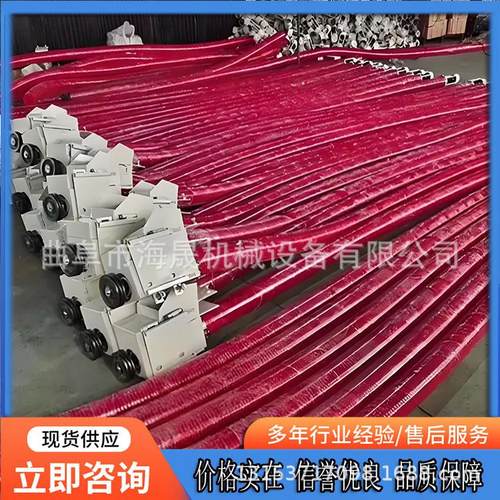 小麦玉米无轴输送机 加工螺旋蛟龙上料机 软管车载吸粮机
