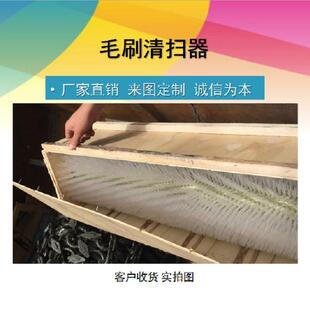 供应滚筒清扫器 尼龙毛刷清扫器 电动清扫器