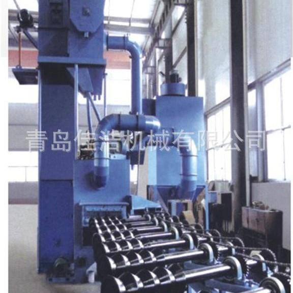 厂家直销定 制钢管通过式抛丸机