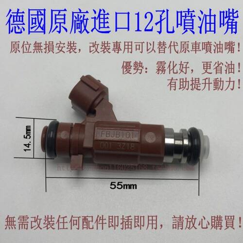 适用蓝宝龙幼狮小黄龙BJ250-15A/250T-8摩托车12孔喷油嘴改装