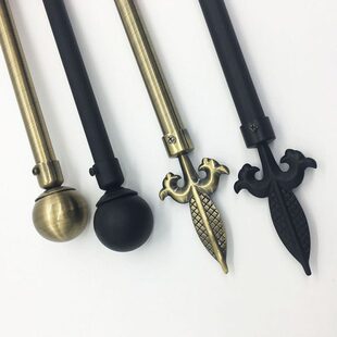 窗帘杆罗马单杆背景挂布挂杆伸缩杆客厅挂毯杆现代简约北欧艺术杆