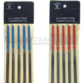 壶三扁平锉精密什锦锉5支装 中粗齿金属打磨小钢锉木工模型修整锉