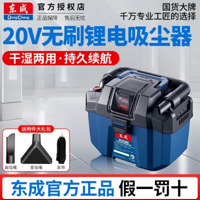 东成锂电吸尘器木工除尘器家用车载干湿两用吹风机吹灰尘DCVC800