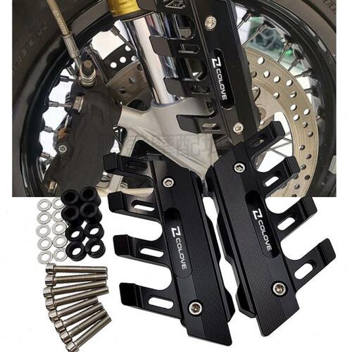 适用凯越525X 321R RR 400X 500X 改装前轮挡泥板减震防摔保护盖