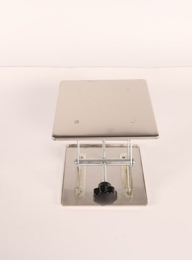 03004不锈钢升降台20cm*20cm中学物理教学仪器
