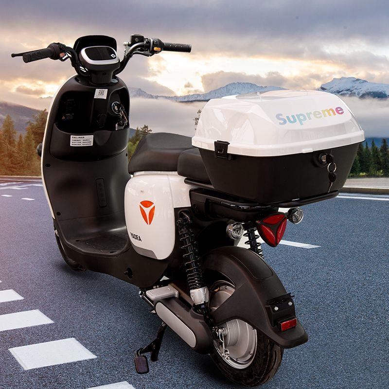 电动车后备箱通用爱玛雅迪台铃绿源加厚加大号电瓶车踏板摩托尾箱