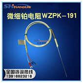 191 进口铠装 温度传感器WZPK 探针式 1.5MM PT100铂热电阻温度探头