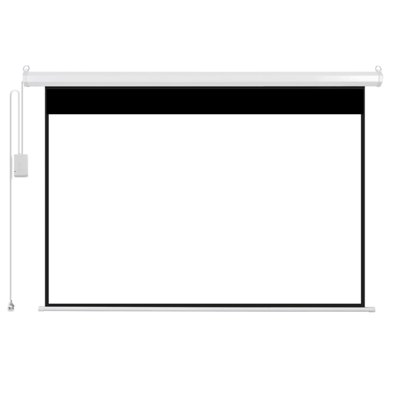 定制电动投影幕100/120寸150 180 200 250寸电动幕布投影机壁挂幕