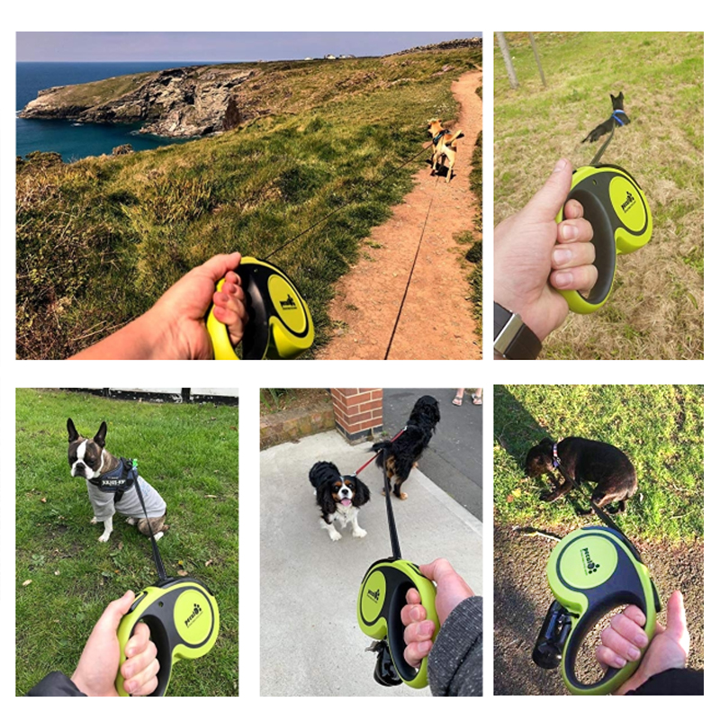 狗狗伸缩牵引绳溜狗胸背带小型中型大型犬防咬断遛狗绳宠物用品