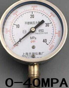 Y高全10温BFPS00 Y-10040580表 耐腐蚀 不锈钢压力表MPABF- i