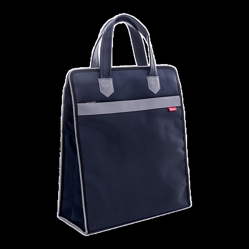 竖款A4手提文件袋收纳资料袋公文包学生补课包补习袋定制印刷logo