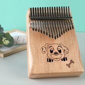 拇指琴21音手指琴电箱儿童便携乐器生日礼品五指琴kalimba卡林巴