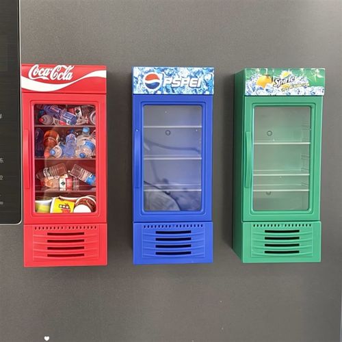 可乐冰柜冰箱贴迷你微缩百世可口饮料贩卖机模型创意家居装饰摆件