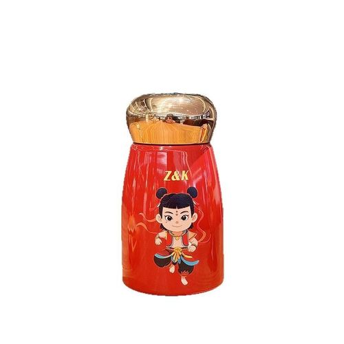 香港ZK潮牌迷你口袋杯316不锈钢智能显温水杯女士家用保温杯礼品