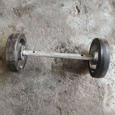 350水磨h石机行走轮胶包铁总成