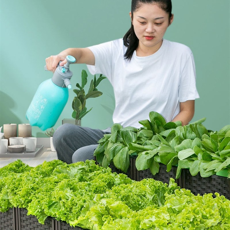 种植箱种菜盆家庭阳台p神器长方形花盆大号户外蔬菜菜园专用种菜