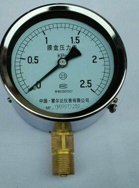 压力表e10.中国螺纹有限公司雷尔达m20-y.ax1膜0 仪表p0K 5盒2.5-