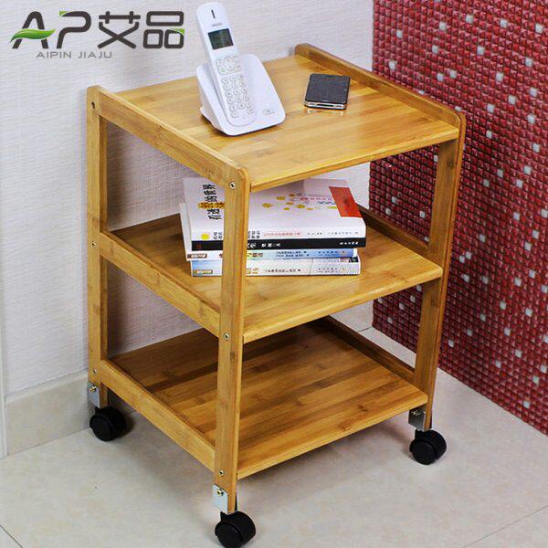 简约现代柜子储物柜欧式边柜艾小楠竹收纳品卧室床迷你简易床头柜