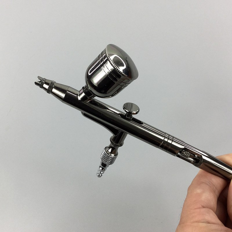 HD-130火i焰黑喷枪笔美术喷笔上色类汽车彩绘模型墙绘修补喷漆笔