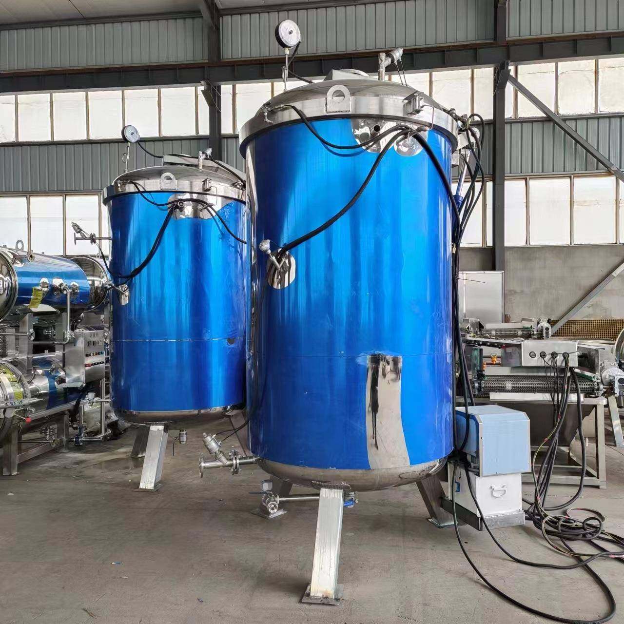 快速煮粽子高压锅耗能低速度快自动出料吊笼式高压玉米蒸煮锅厂