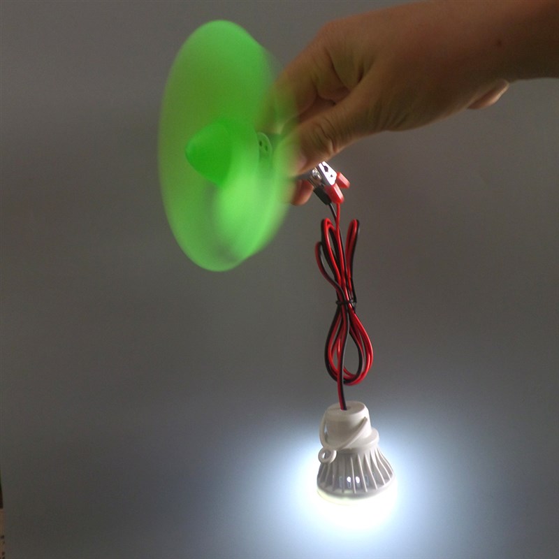 涡轮式风叶微小型风力发电机直流单车电动O自行车风能迷你家用