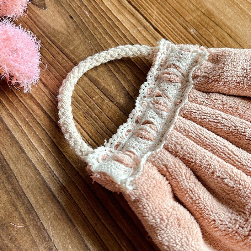 卫生间加厚抹布超强n吸水不掉毛厨房专用珊瑚绒毛巾可爱擦手巾挂