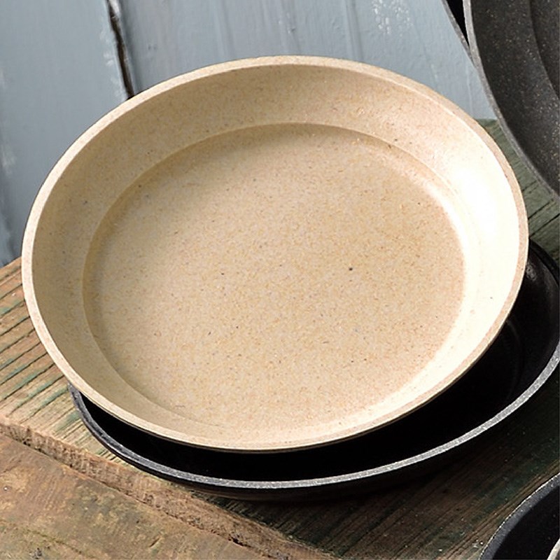 泥彩家植物纤环保托盘圆形方M形香薰盘花盆底托