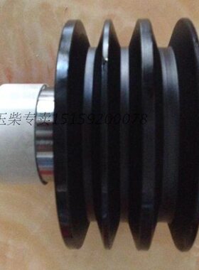 玉柴YC4F115发动机皮带轮减震器F3000中巴客车轮式挖机曲轴皮带盘